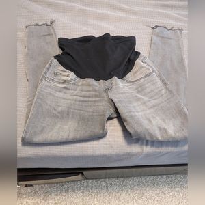 Indigo blue maternity jeggings